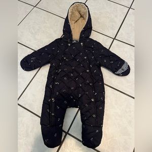 NWOT! Nautica snow suit, navy blue 18 months